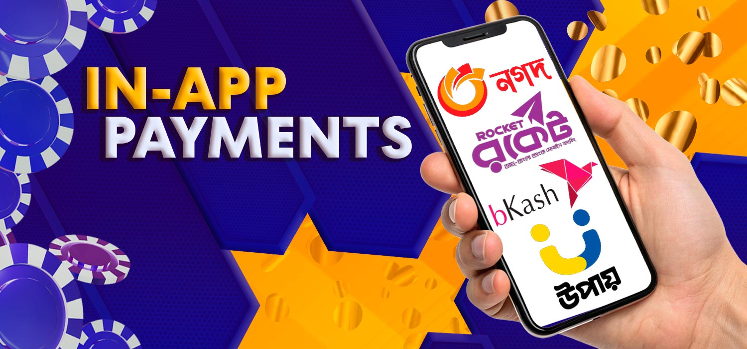 In-app payment methods