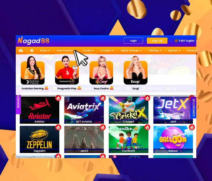 Start playing casino games